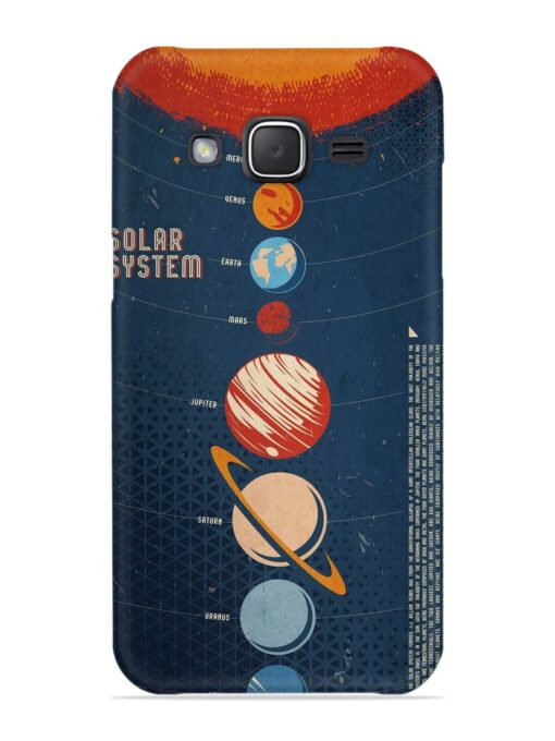 Solar System Vector Snap Case for Samsung Galaxy J7 (2015)