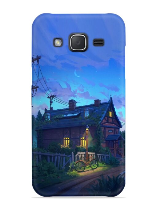 Beautiful Village House Snap Case for Samsung Galaxy J7 (2015) Zapvi