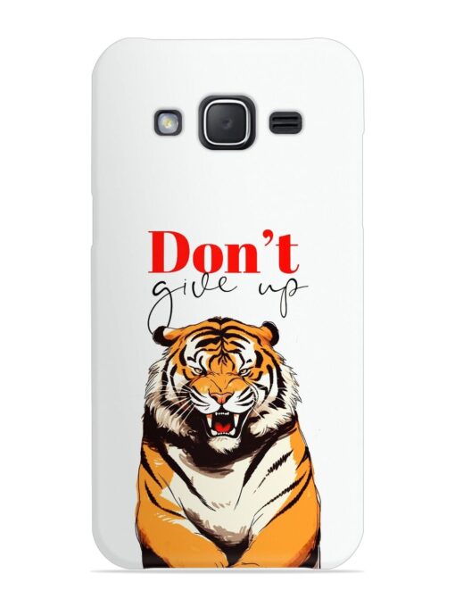 Don'T Give Up Tiger Art Snap Case for Samsung Galaxy J7 (2015)