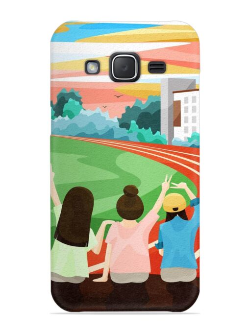 School Playground Snap Case for Samsung Galaxy J7 (2015) Zapvi