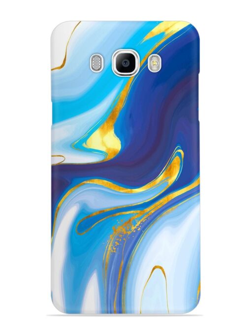 Watercolor Background With Golden Foil Snap Case for Samsung Galaxy J7 (2016)