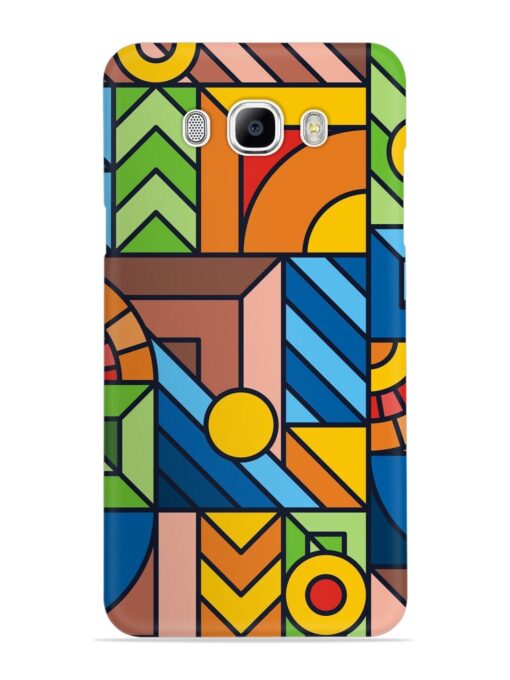 Colorful Geometric Snap Case for Samsung Galaxy J7 (2016)