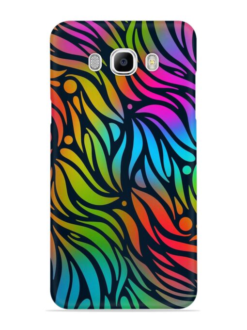 Abstract Leaf Design Snap Case for Samsung Galaxy J7 (2016) Zapvi