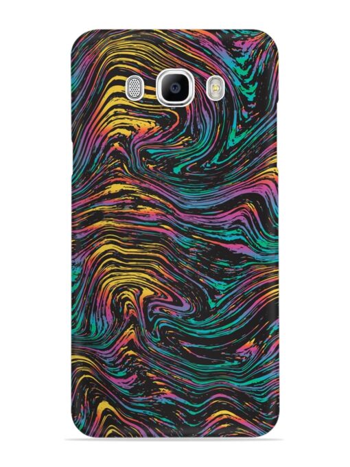 Abstract Liquid Colors Snap Case for Samsung Galaxy J7 (2016) Zapvi