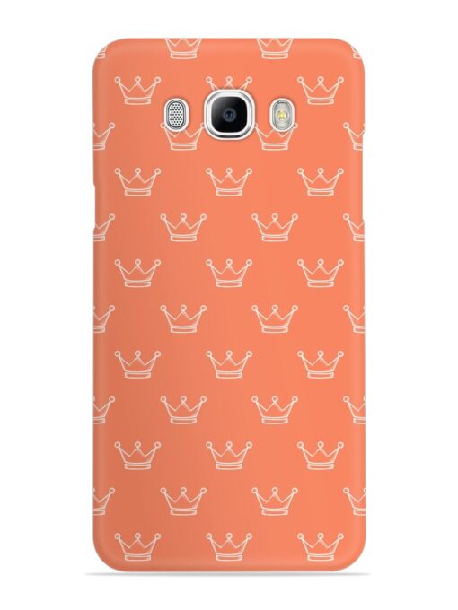 Hand Drawn Crown Snap Case for Samsung Galaxy J7 (2016)