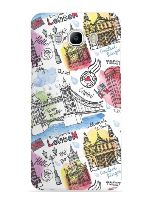 Vector London Landmark Snap Case for Samsung Galaxy J7 (2016)