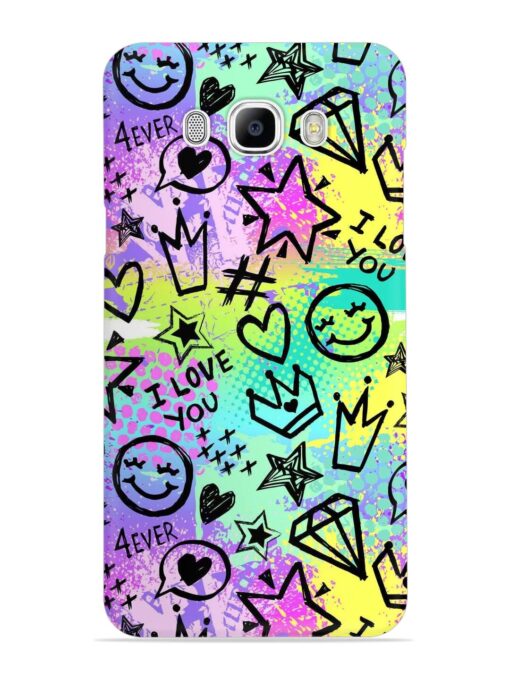 Bright Seamless Pattern Snap Case for Samsung Galaxy J7 (2016)