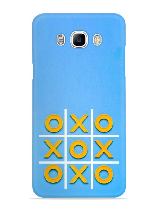 Yellow Plastic Crosses Snap Case for Samsung Galaxy J7 (2016)