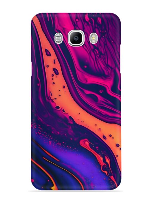 Fluid Blue Pink Art Snap Case for Samsung Galaxy J7 (2016)