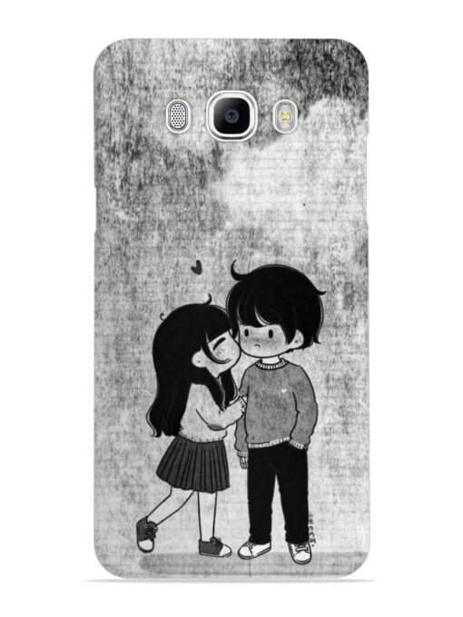 Couple Love Highlights Snap Case for Samsung Galaxy J7 (2016)