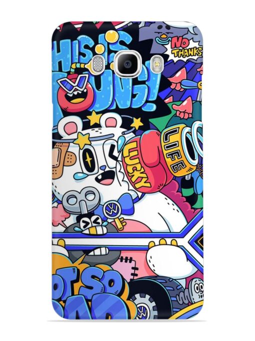 Universal Doodle Snap Case for Samsung Galaxy J7 (2016)