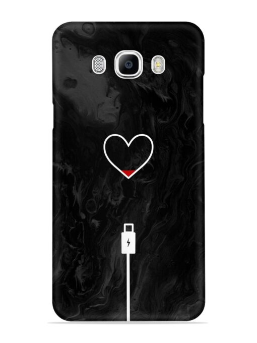 Heart Charging Vector Snap Case for Samsung Galaxy J7 (2016)