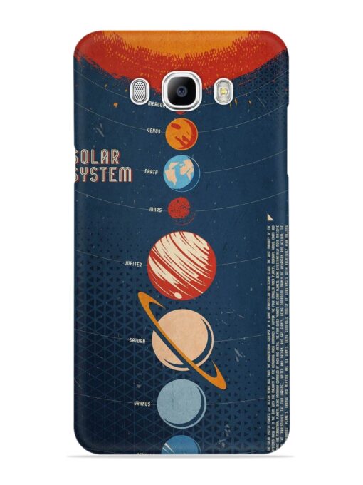 Solar System Vector Snap Case for Samsung Galaxy J7 (2016)