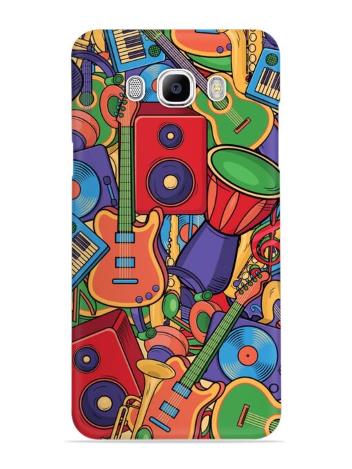 Colorful Music Art Snap Case for Samsung Galaxy J7 (2016)