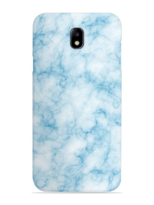 Blue White Natural Marble Snap Case for Samsung Galaxy J7 (2017)