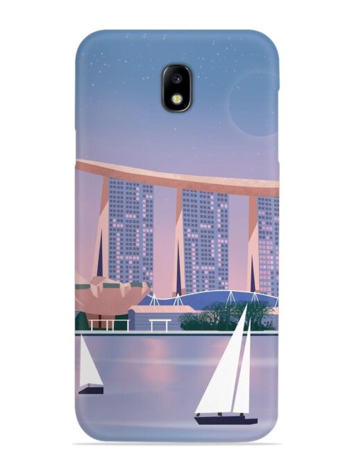 Singapore Scenery Architecture Snap Case for Samsung Galaxy J7 (2017) Zapvi