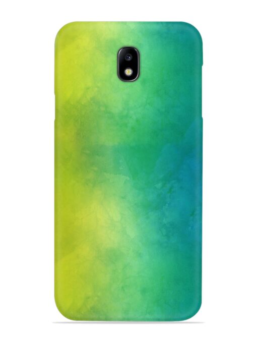 Yellow Green Gradient Snap Case for Samsung Galaxy J7 (2017) Zapvi