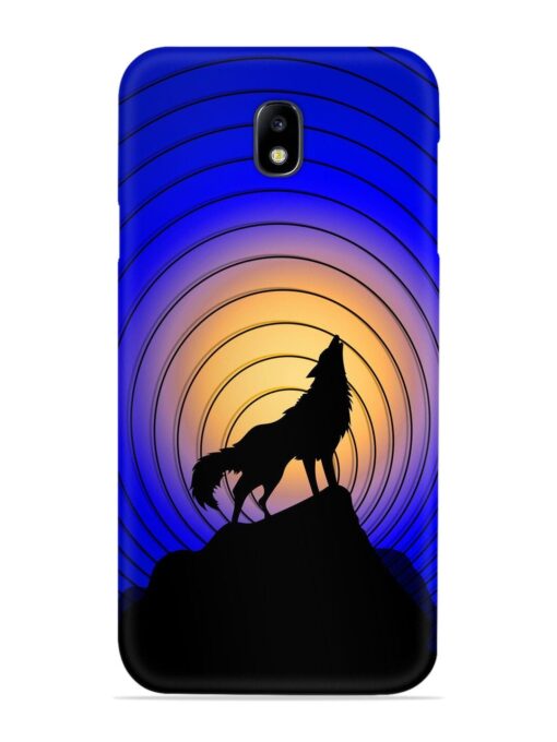 Fox Roaring Design Snap Case for Samsung Galaxy J7 (2017)