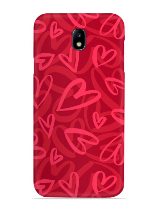 Seamless Romantic Pattern Snap Case for Samsung Galaxy J7 (2017)