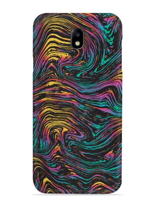 Abstract Liquid Colors Snap Case for Samsung Galaxy J7 (2017) Zapvi