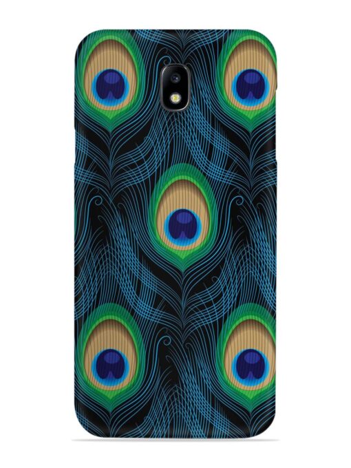 Seamless Pattern Peacock Snap Case for Samsung Galaxy J7 (2017) Zapvi