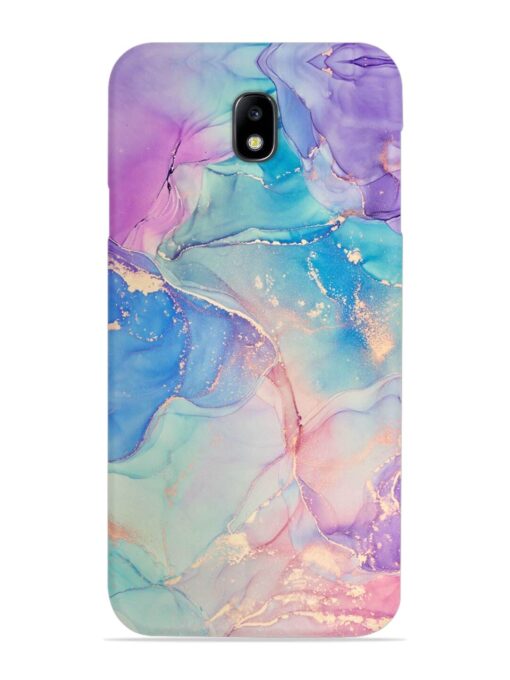 Alcohol Ink Colors Snap Case for Samsung Galaxy J7 (2017)