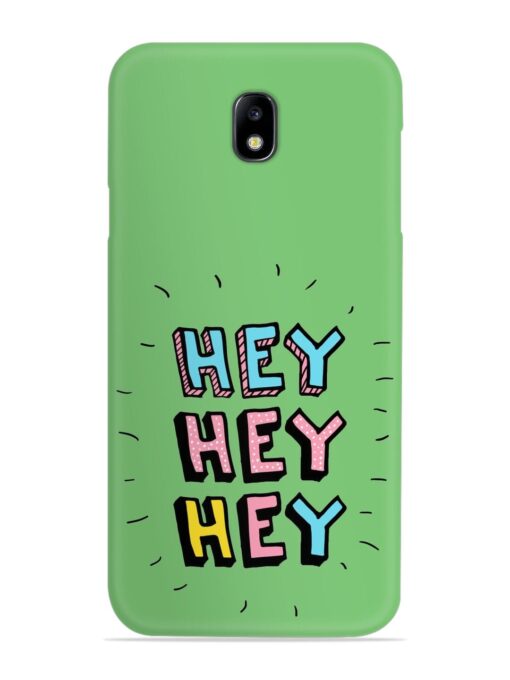 Hey Vector Cartoon Snap Case for Samsung Galaxy J7 (2017) Zapvi