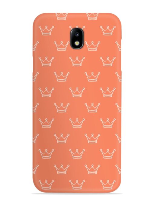 Hand Drawn Crown Snap Case for Samsung Galaxy J7 (2017)