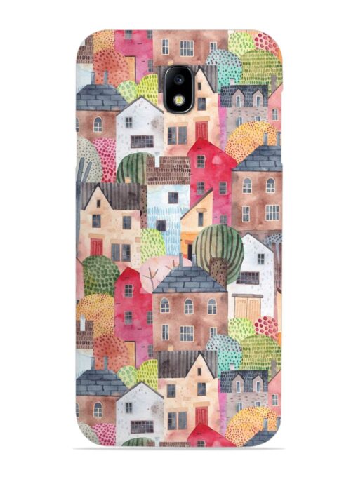 Abstract Seamless Pattern Snap Case for Samsung Galaxy J7 (2017) Zapvi