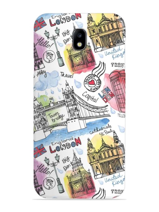 Vector London Landmark Snap Case for Samsung Galaxy J7 (2017)