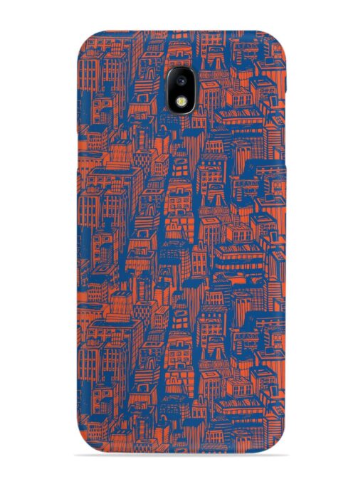 Hand Drawn Seamless Snap Case for Samsung Galaxy J7 (2017)