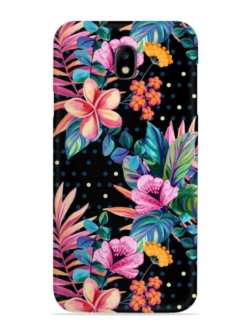 Seamless Floral Pattern Snap Case for Samsung Galaxy J7 (2017)