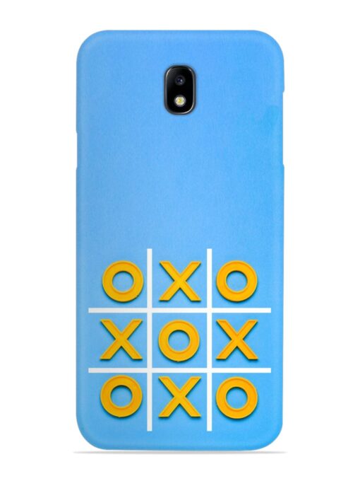 Yellow Plastic Crosses Snap Case for Samsung Galaxy J7 (2017)