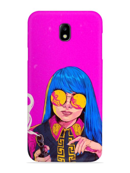 Aesthetic Anime Girl Snap Case for Samsung Galaxy J7 (2017)