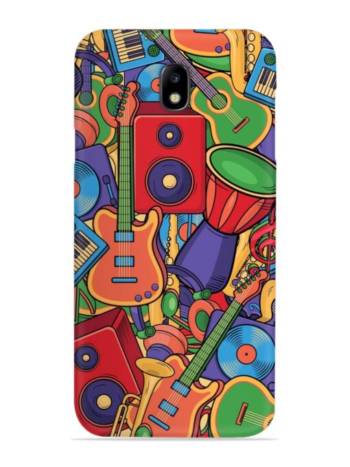 Colorful Music Art Snap Case for Samsung Galaxy J7 (2017) Zapvi