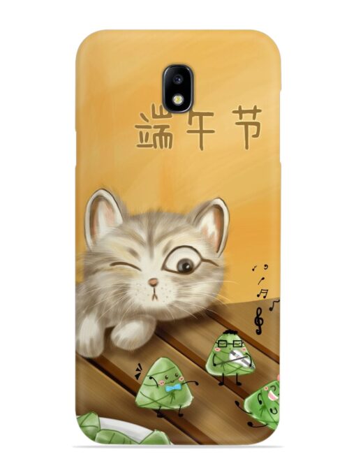 Cat Scorpion Dancing Snap Case for Samsung Galaxy J7 (2017) Zapvi