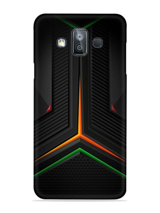 Orange Triangle Light Snap Case for Samsung Galaxy J7 Duo Zapvi