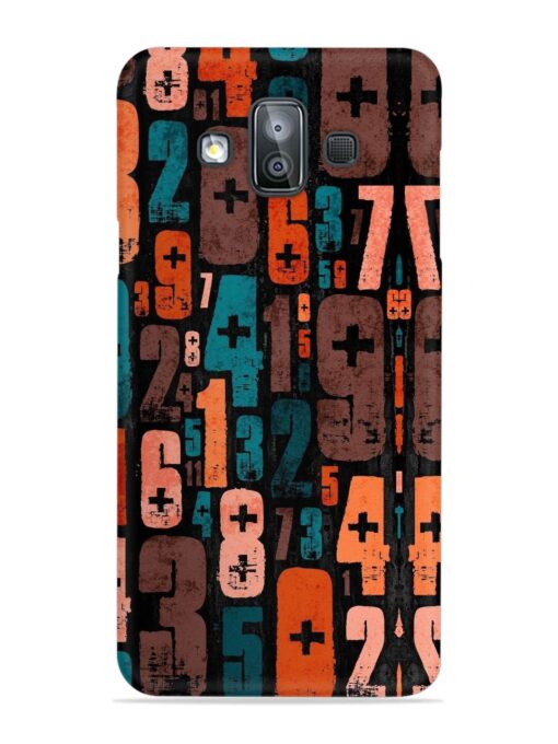 0 To 9 Art Snap Case for Samsung Galaxy J7 Duo Zapvi