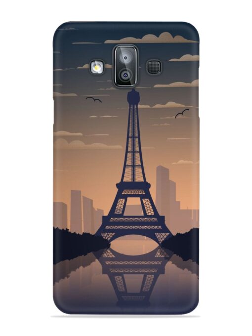 France Paris Eiffel Tower Gradient Snap Case for Samsung Galaxy J7 Duo Zapvi