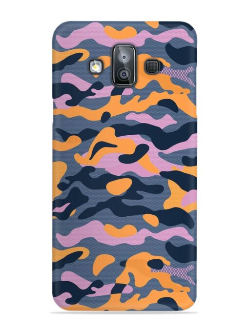 Camouflage Army Military English Orange Art Snap Case for Samsung Galaxy J7 Duo Zapvi