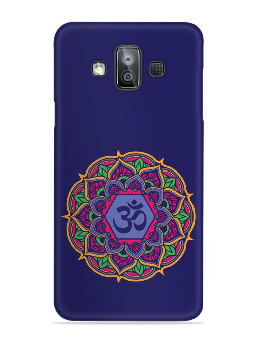 Om Mandala Art Blue Snap Case for Samsung Galaxy J7 Duo