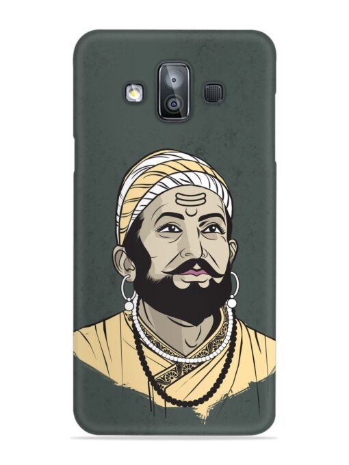 Shivaji Maharaj Vector Art Snap Case for Samsung Galaxy J7 Duo