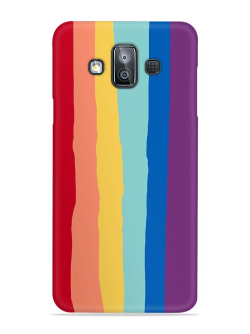 Rainbow Genuine Liquid Snap Case for Samsung Galaxy J7 Duo