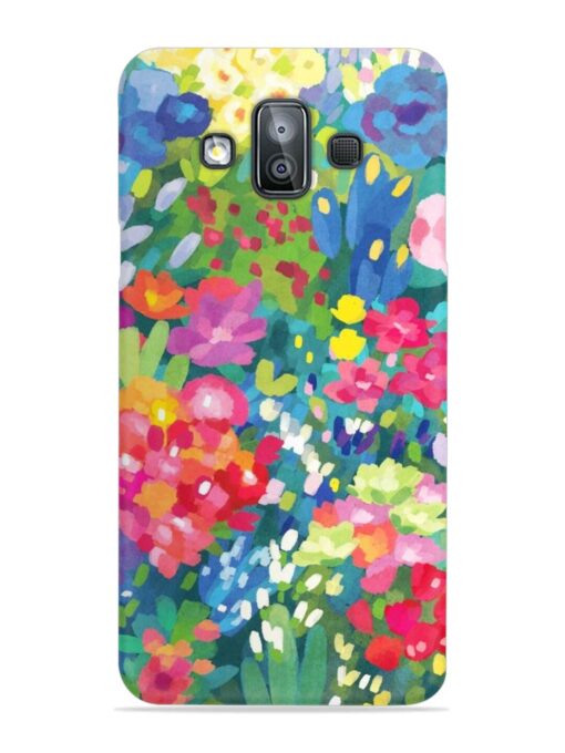 Watercolor Flower Art Snap Case for Samsung Galaxy J7 Duo Zapvi