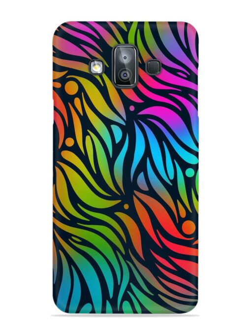 Abstract Leaf Design Snap Case for Samsung Galaxy J7 Duo Zapvi