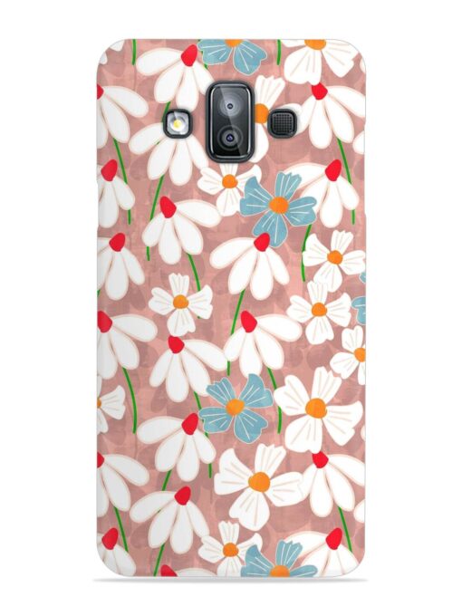 Abstract Petal Flowers Snap Case for Samsung Galaxy J7 Duo