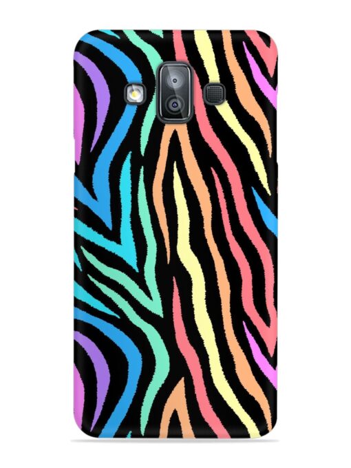 Colorful Abstract Zebra Snap Case for Samsung Galaxy J7 Duo Zapvi