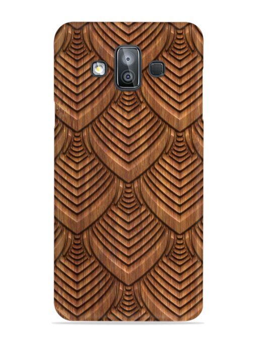 Carved Pattern On Snap Case for Samsung Galaxy J7 Duo