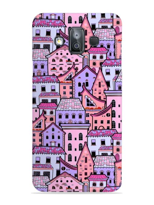 Seamless Pattern Houses Snap Case for Samsung Galaxy J7 Duo Zapvi