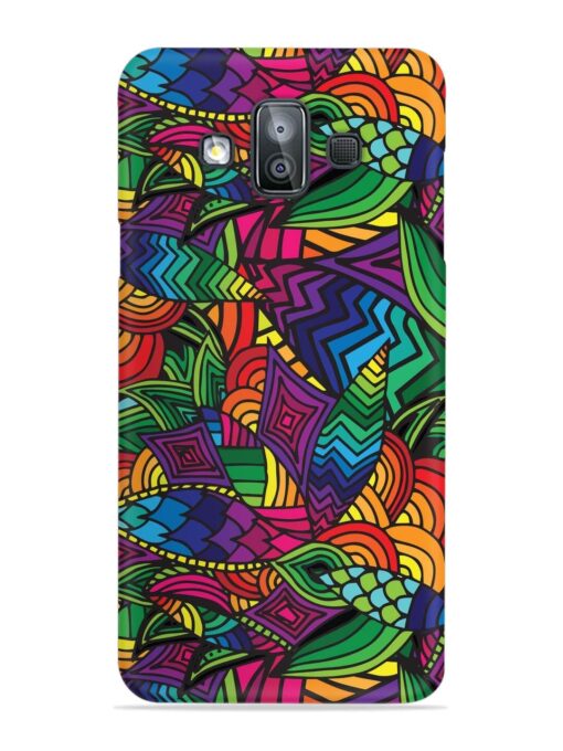 Abstract Multicolor Seamless Snap Case for Samsung Galaxy J7 Duo Zapvi